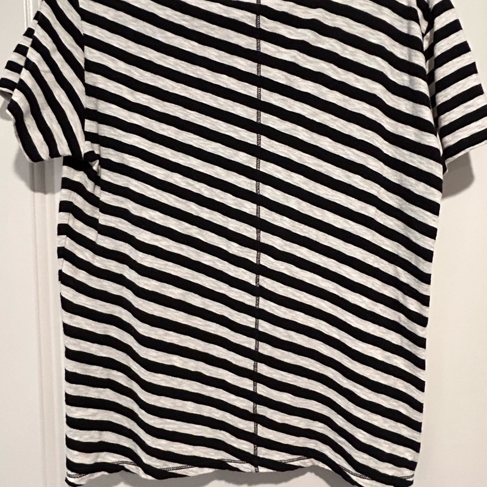 Rag & Bone - Black and White Striped T-Shirt - Size S - Picture 2 of 3